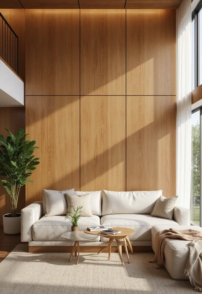 25+ Accent Wall Ideas That Transform Any Space - 15. Natural Bamboo Panels