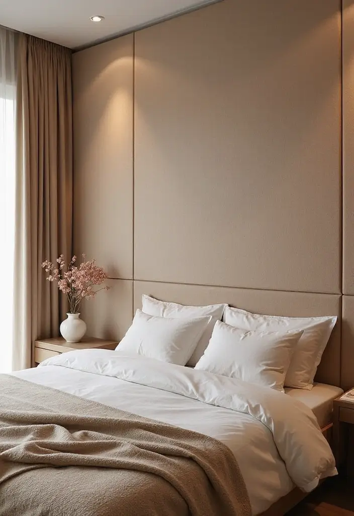 25+ Accent Wall Ideas That Transform Any Space - 5. Fabric Paneling