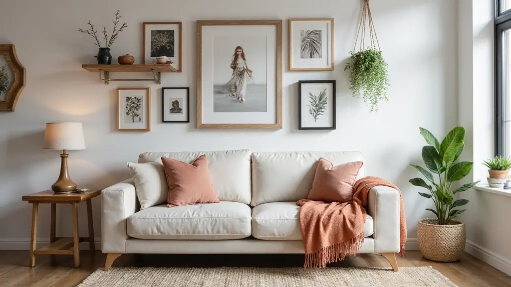 25+ Behind Couch Wall Decor Inspirations That Balance Space