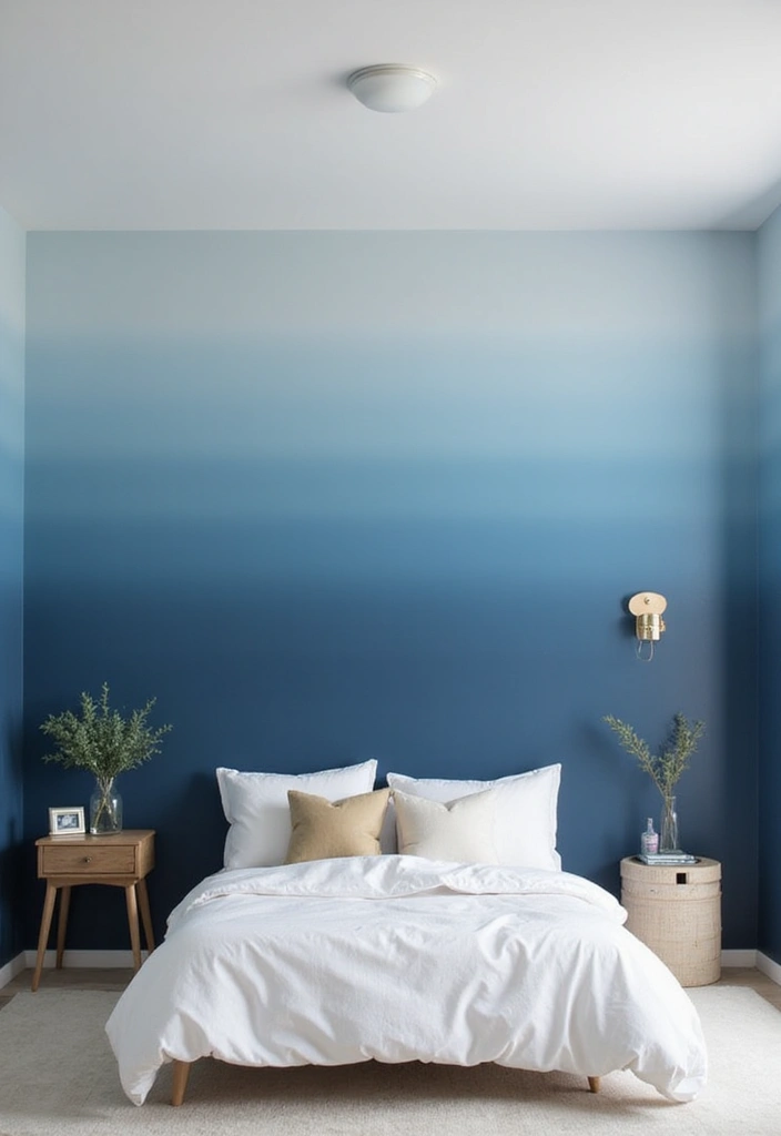 25+ Paint Wall Ideas That Bring Life to Your Rooms - 4. Ombré Bliss