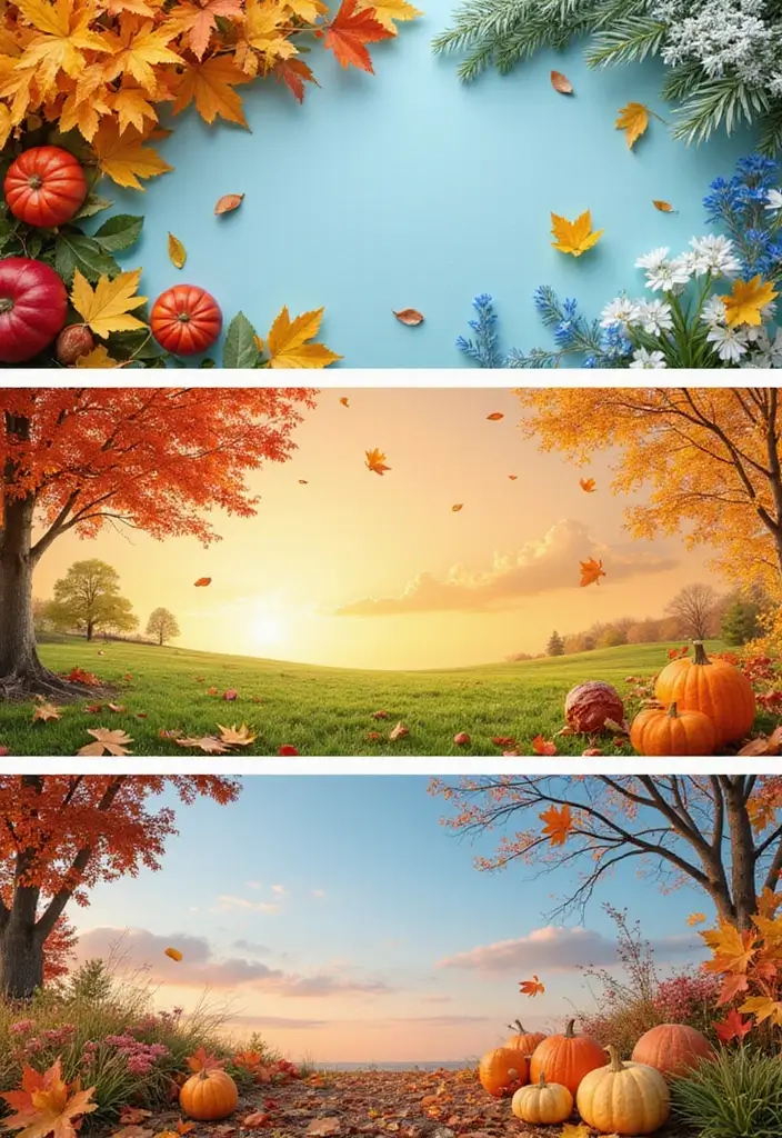 25+ Photo Wall Ideas That Make Memories Shine - 8. Seasonal Photo Display
