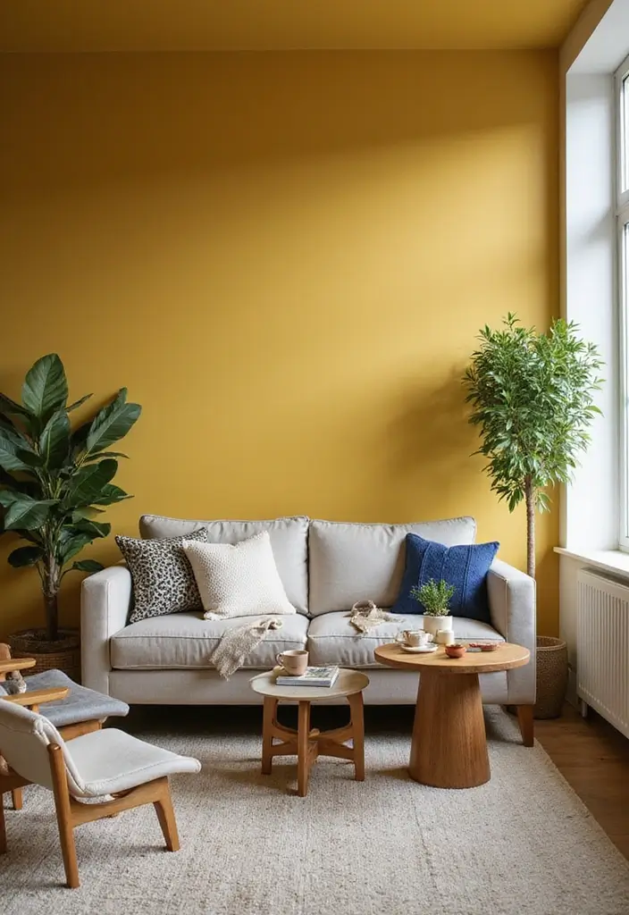 25+ Wall Design Ideas for Unique Interiors - 10. Accent Walls with Eco-Paint