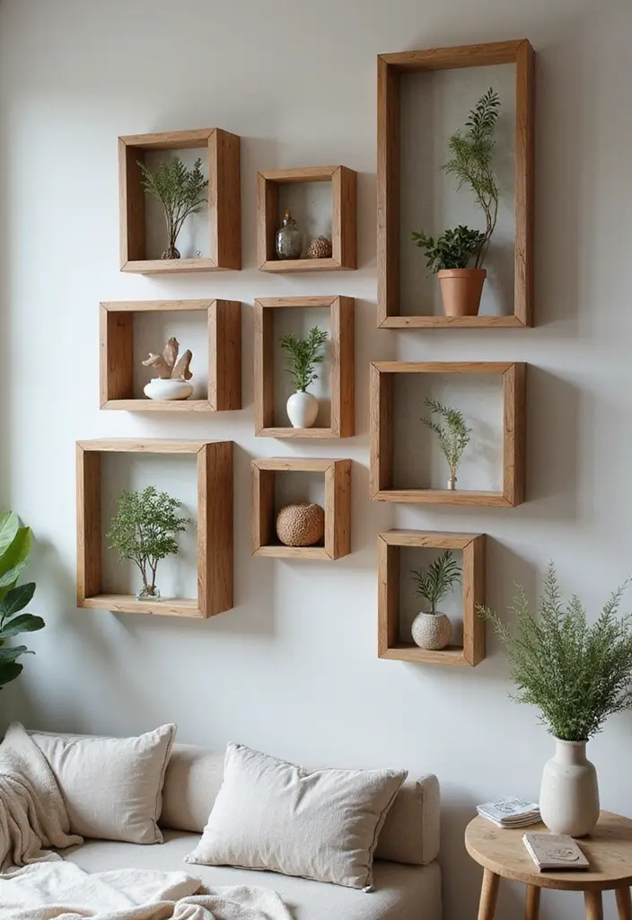 25+ Wall Design Ideas for Unique Interiors - 19. Shadow Boxes