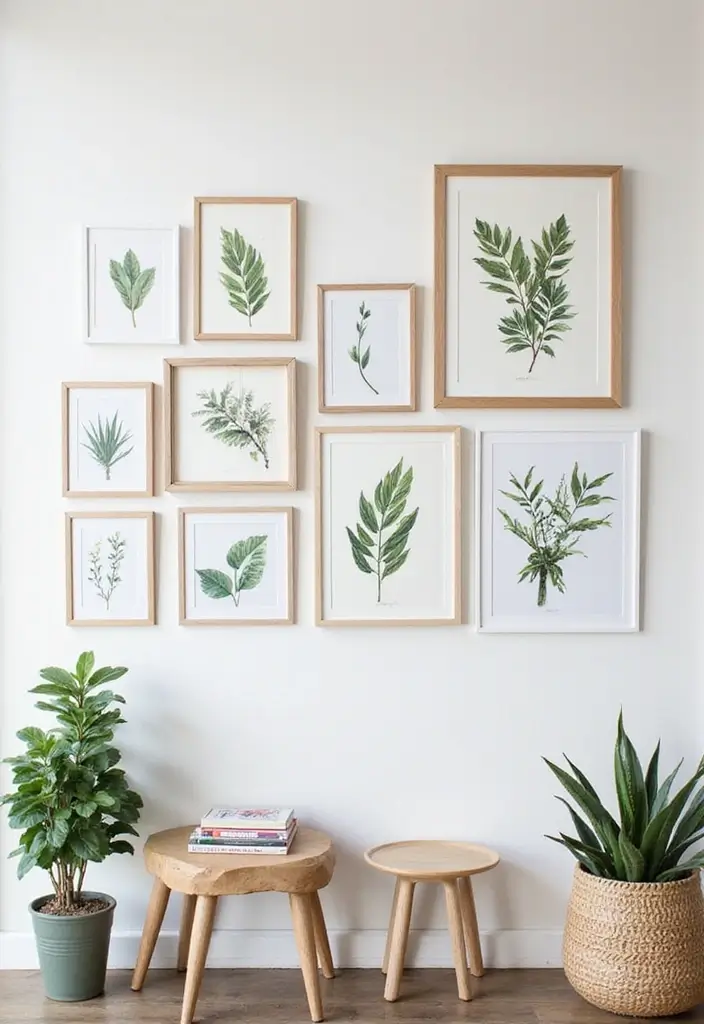 25+ Wall Design Ideas for Unique Interiors - 6. Botanical Prints