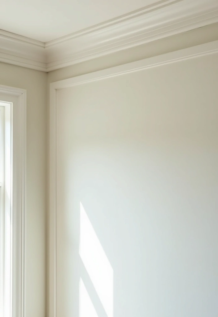 25+ Wall Moulding Ideas That Add Classic Charm - 1. Classic Crown Moulding