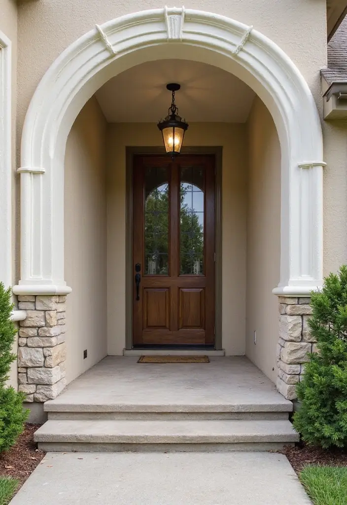 25+ Wall Moulding Ideas That Add Classic Charm - 7. Arched Doorway Moulding