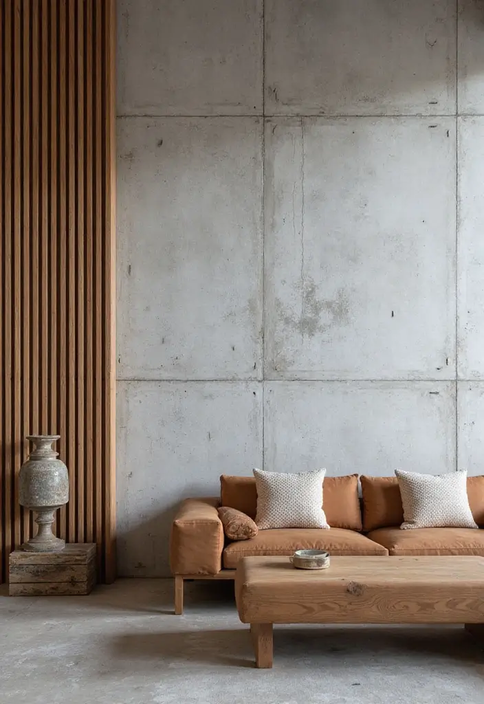 25+ Wall Panel Designs That Feel Fresh and Trendy - 15. Eco-Friendly Concrete Panels