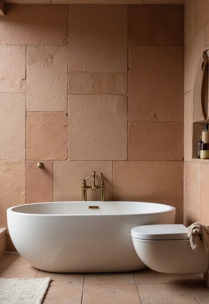 25+ Wall Panel Designs That Feel Fresh and Trendy - 19. Artisanal Clay Panels