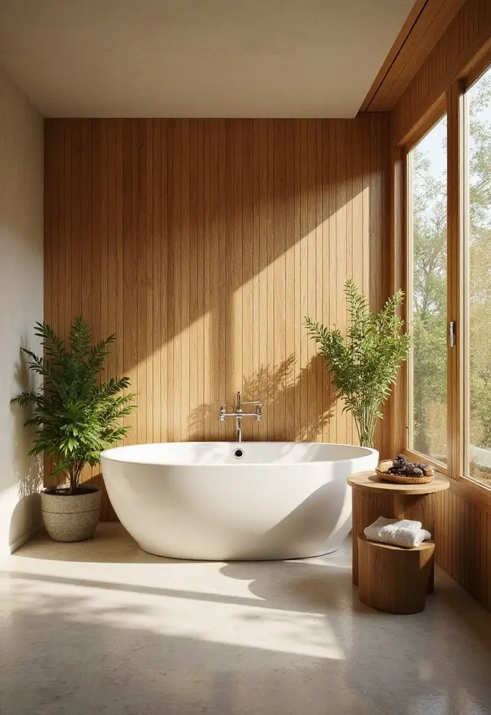 25+ Wall Panel Designs That Feel Fresh and Trendy - 2. Bamboo Bliss
