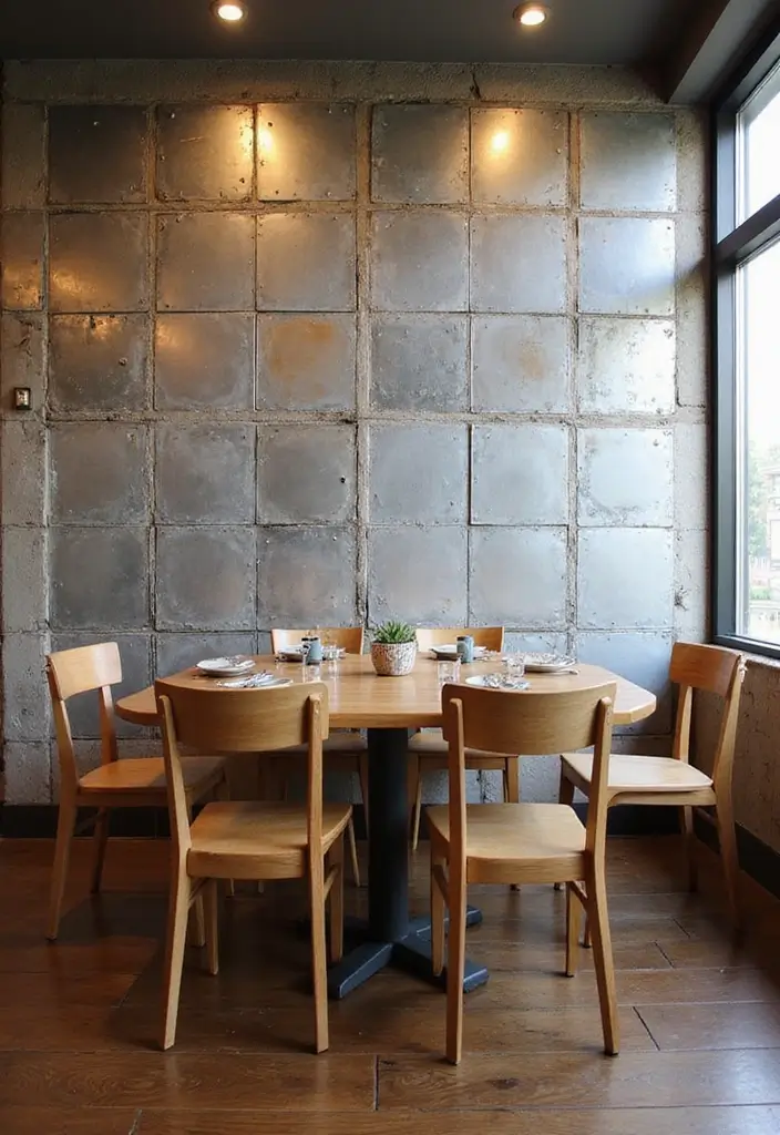 25+ Wall Panel Designs That Feel Fresh and Trendy - 7. Metal Accents