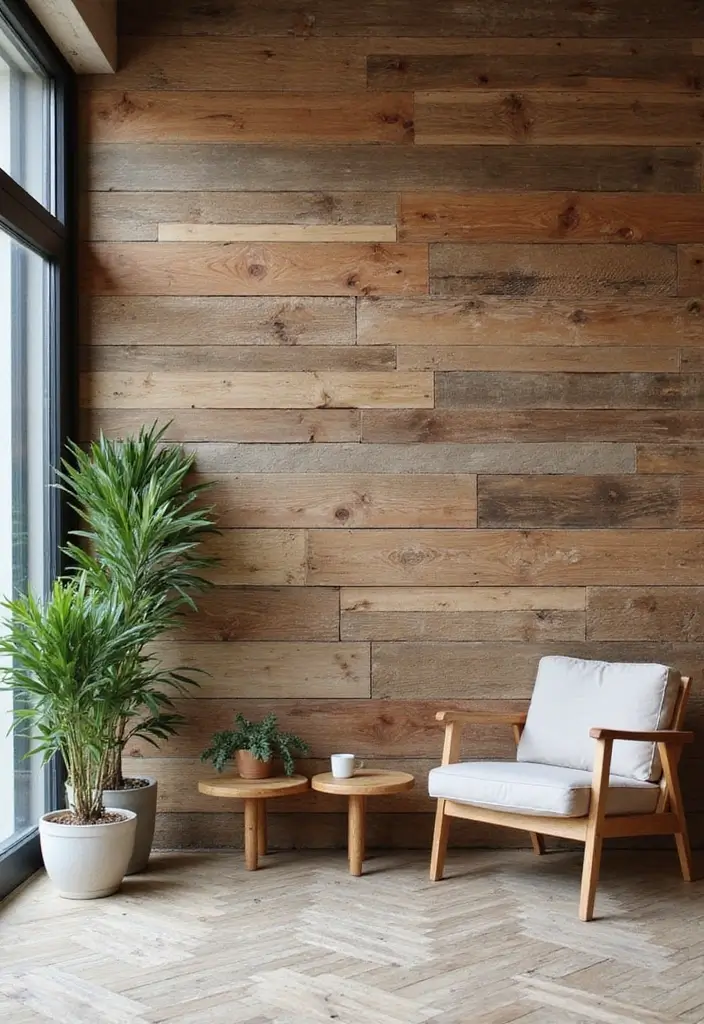 25+ Wall Paneling Designs That Add Depth - 1. Reclaimed Wood Panels