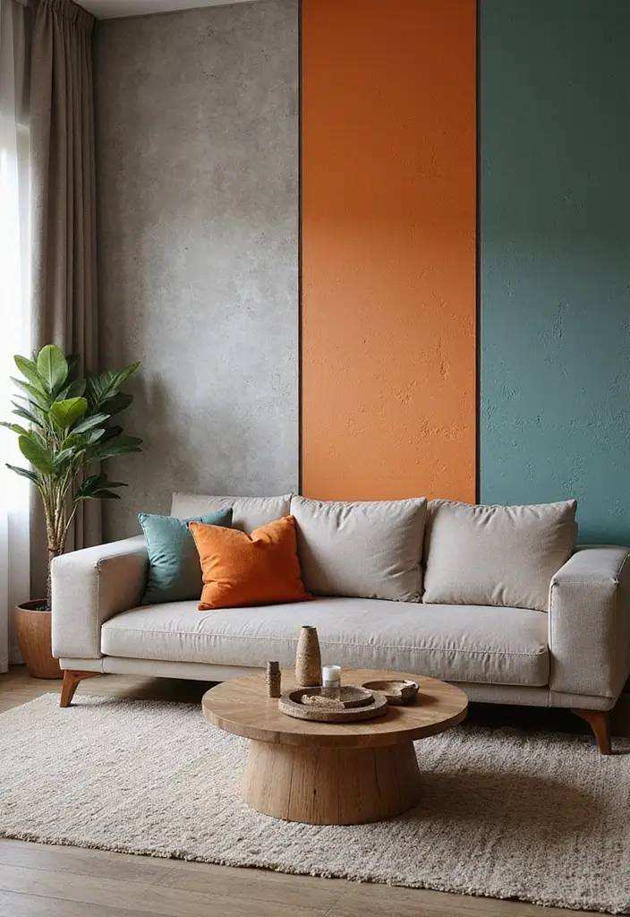 25+ Wall Paneling Designs That Add Depth - 12. Textured Paint Panels