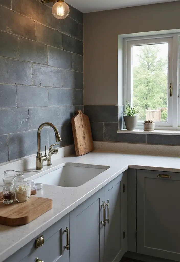25+ Wall Paneling Designs That Add Depth - 20. Slate Wall Panels