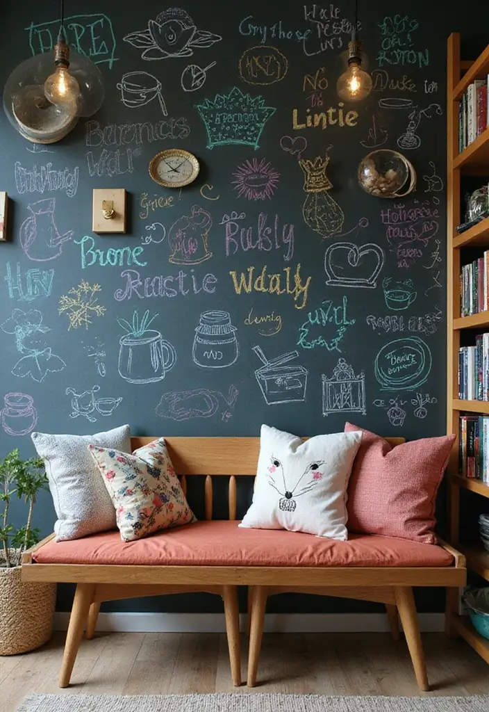 25+ Wall Texture Ideas That Transform Your Interiors - 11. Chalkboard Walls