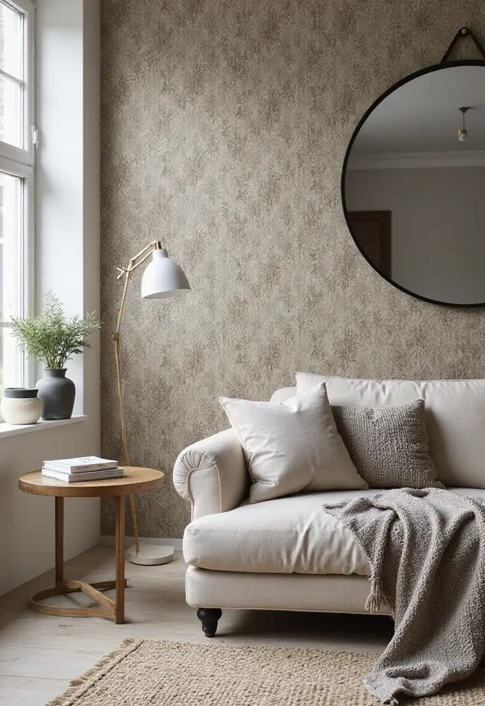 25+ Wall Texture Ideas That Transform Your Interiors - 12. Wallpaper with Texture