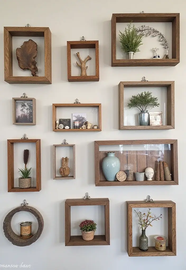 26+ Bedroom Wall Decor Ideas You’ll Love - 17. Shadow Box Displays