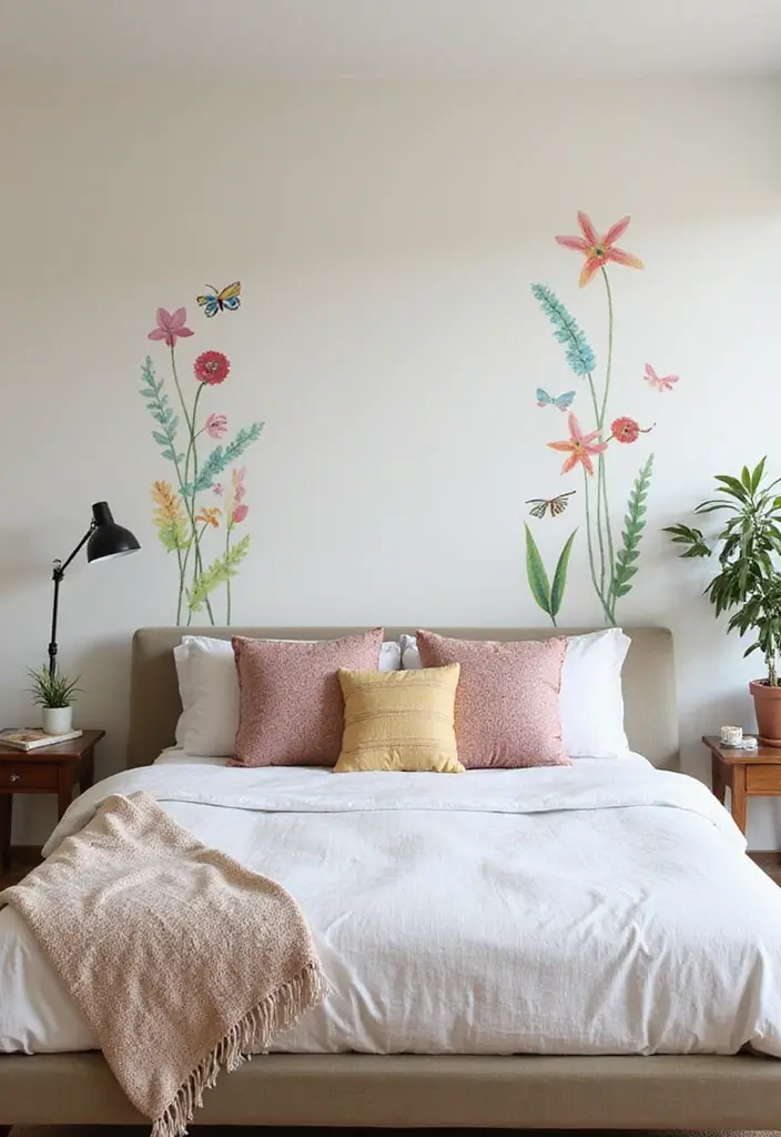 26+ Bedroom Wall Decor Ideas You’ll Love - 9. Eco-Friendly Wall Decals