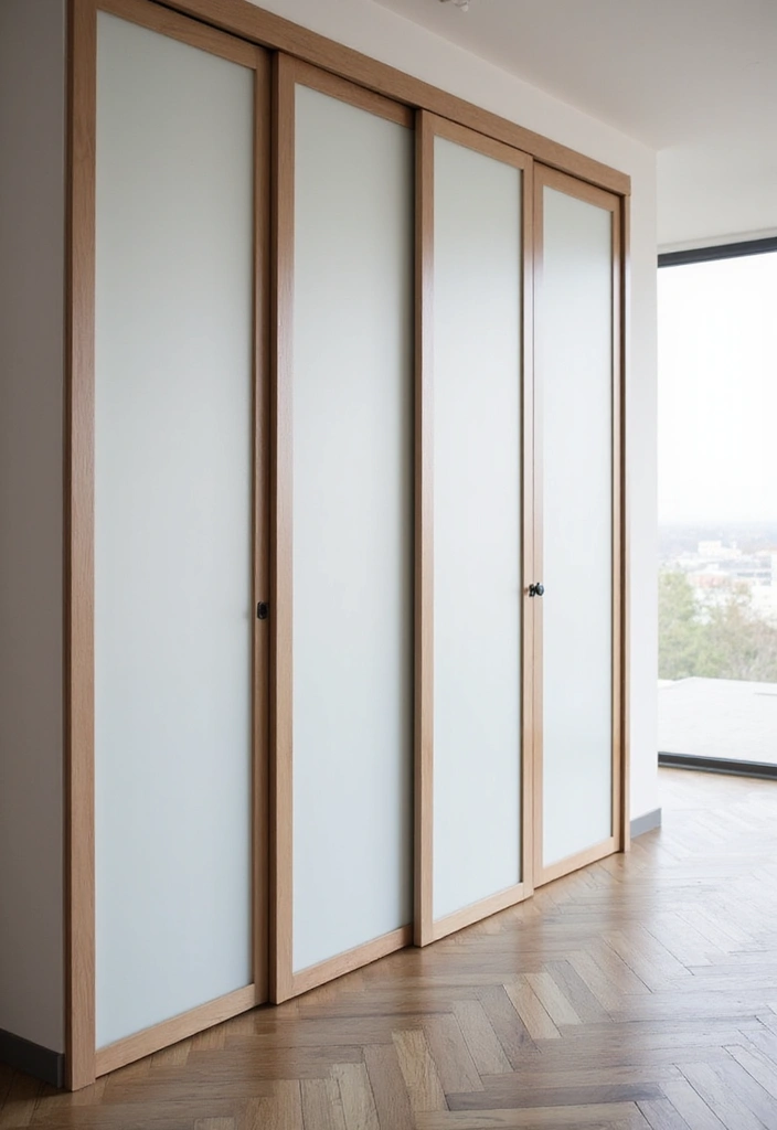 26+ Divider Wall Ideas That Define and Beautify Spaces - 17. Minimalist Sliding Screens