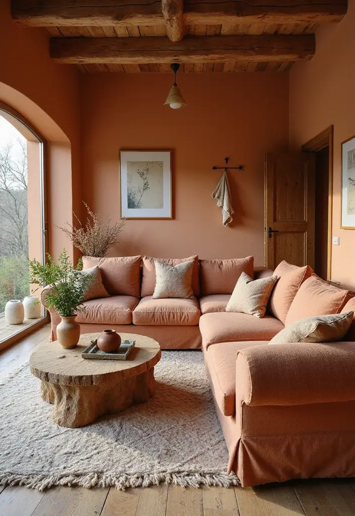 26+ Wall Paint Colors That Inspire Mood and Style - 13. Rustic Ochre: Warm Heritage
