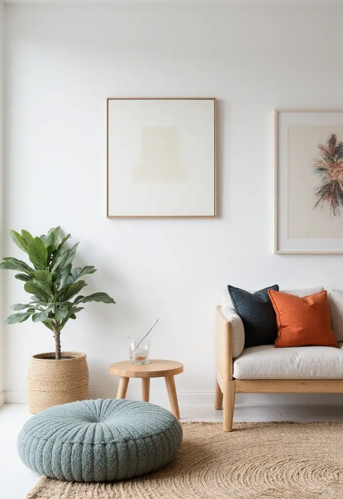 26+ Wall Paint Colors That Inspire Mood and Style - 19. Crisp White: Timeless Simplicity