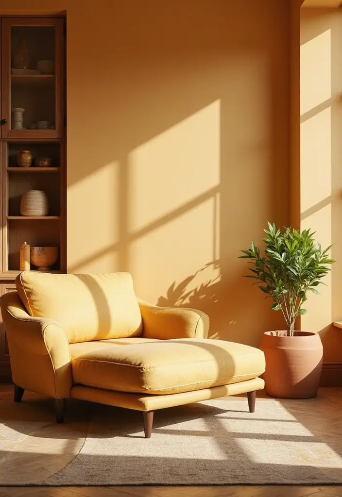 26+ Wall Paint Colors That Inspire Mood and Style - 22. Soft Honey: Warmth and Comfort