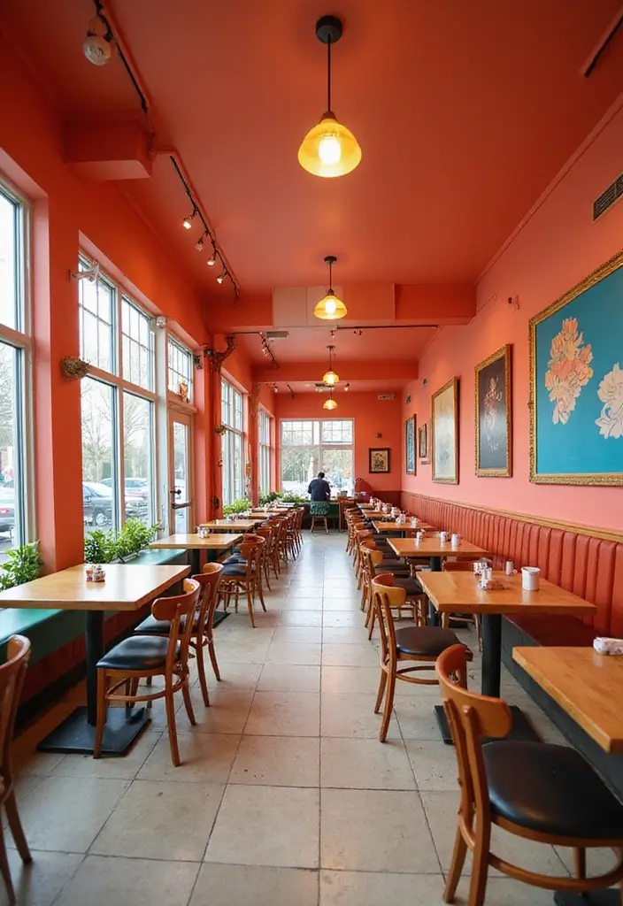26+ Wall Paint Colors That Inspire Mood and Style - 8. Vibrant Coral: Energizing Charm