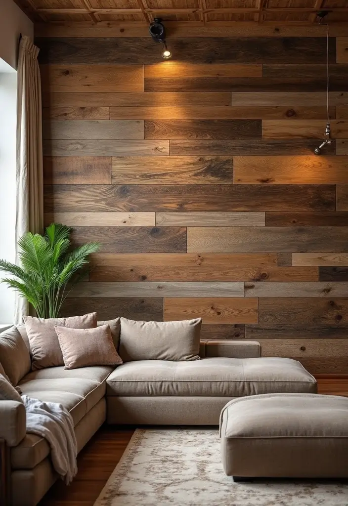 26+ Wall Paneling Ideas That Upgrade Any Room - 1. Reclaimed Wood Panels