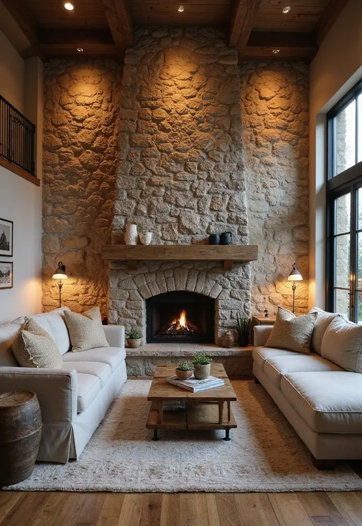 26+ Wall Paneling Ideas That Upgrade Any Room - 16. Stone Wall Panels