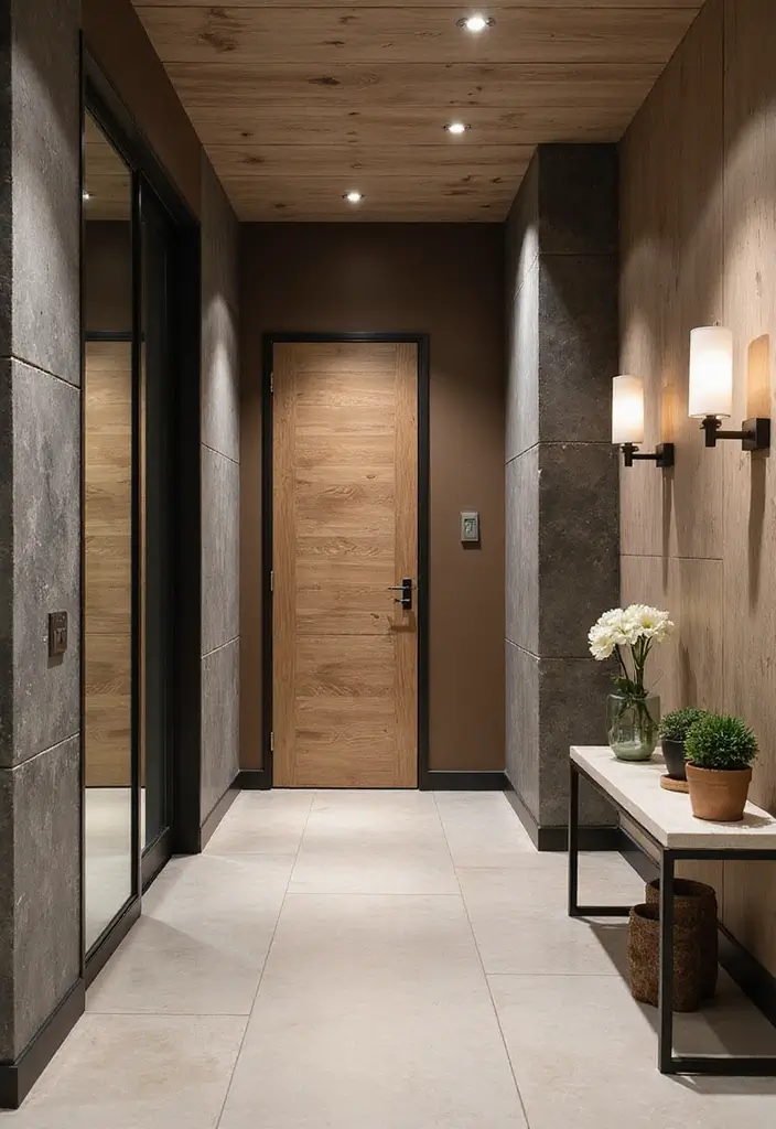 26+ Wall Paneling Ideas That Upgrade Any Room - 21. Mixed Material Panels