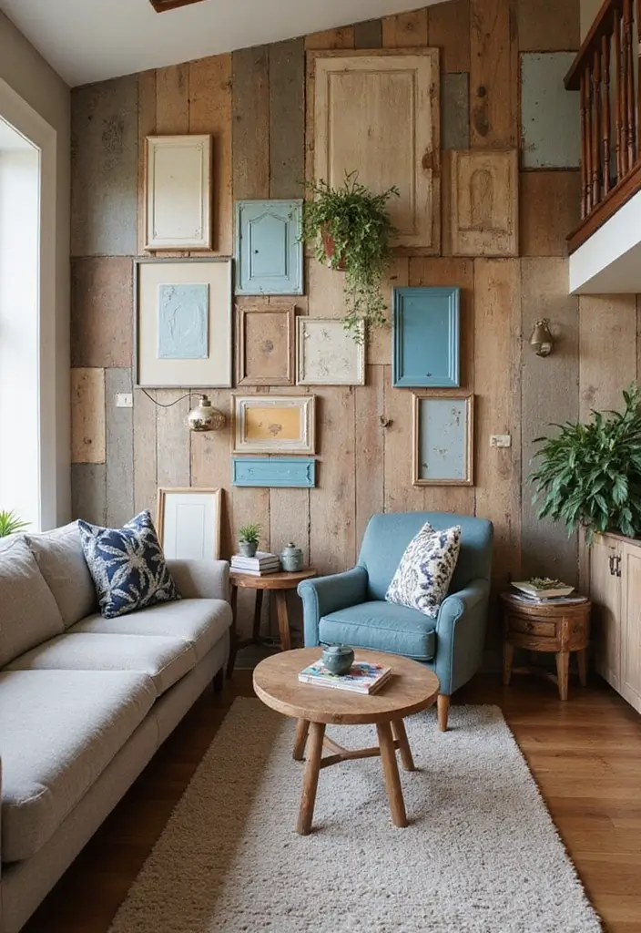 26+ Wall Paneling Ideas That Upgrade Any Room - 24. Upcycled Paneling