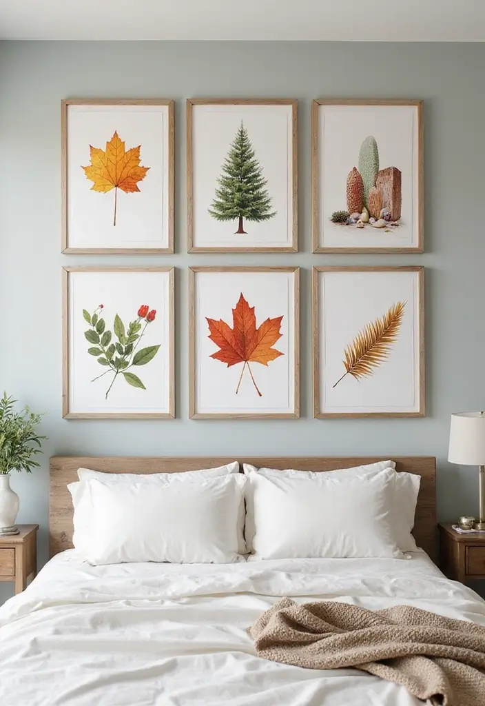 26+ Wall Posters Bedroom Inspirations for Trendy Vibes - 26. Seasonal Decor Posters