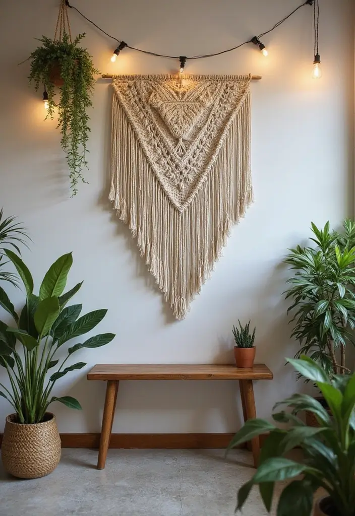 27+ Unique Wall Decor Ideas That Feel One-of-a-Kind - 1. Macrame Wall Hangings