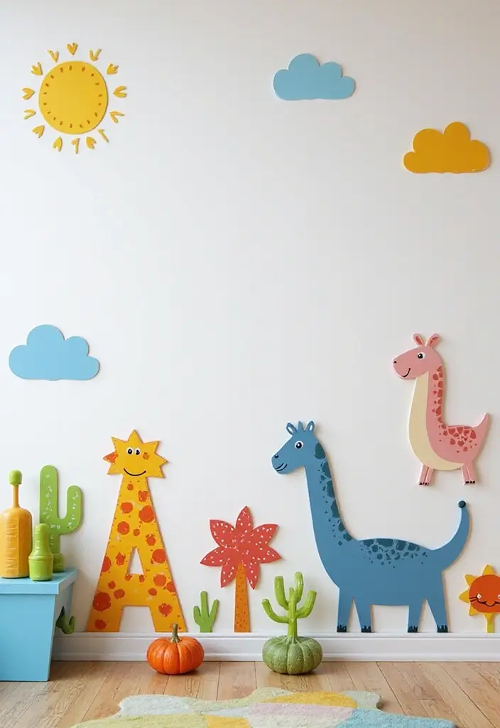 27+ Unique Wall Decor Ideas That Feel One-of-a-Kind - 20. Whimsical Wall Decals