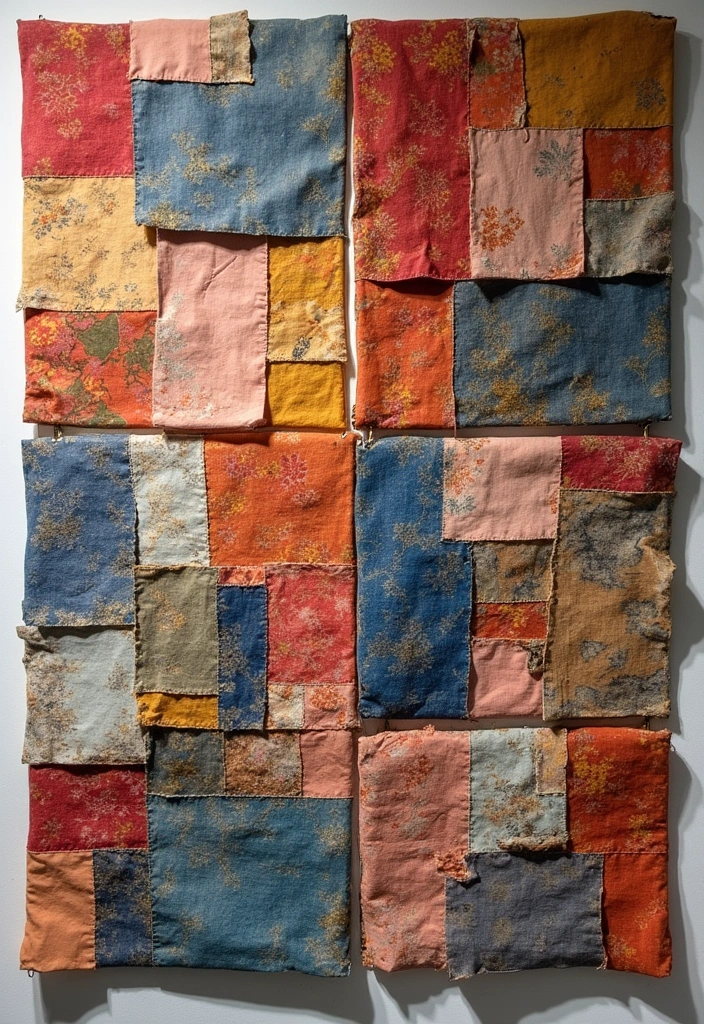 27+ Unique Wall Decor Ideas That Feel One-of-a-Kind - 4. Textile Art Displays