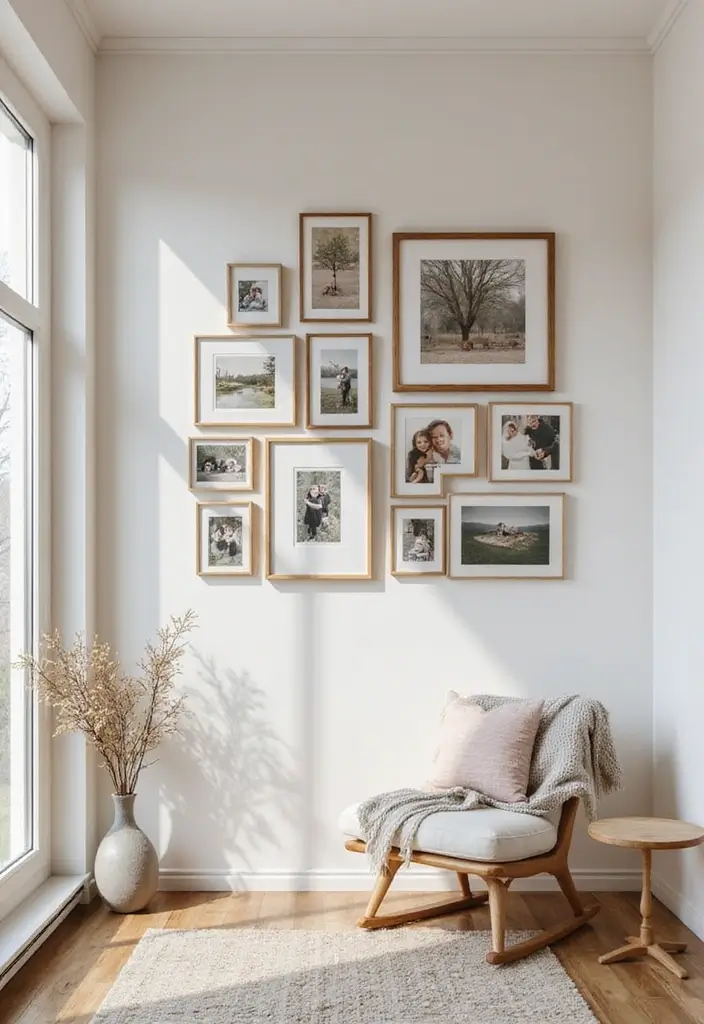 27+ Unique Wall Decor Ideas That Feel One-of-a-Kind - 6. Customized Photo Collages