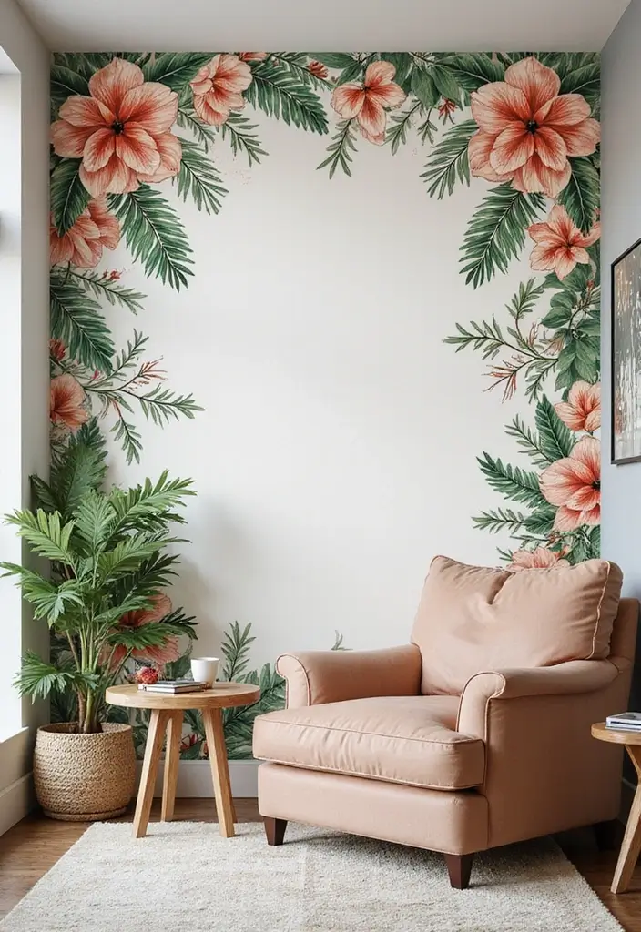 27+ Unique Wall Decor Ideas That Feel One-of-a-Kind - 9. Statement Wall Murals