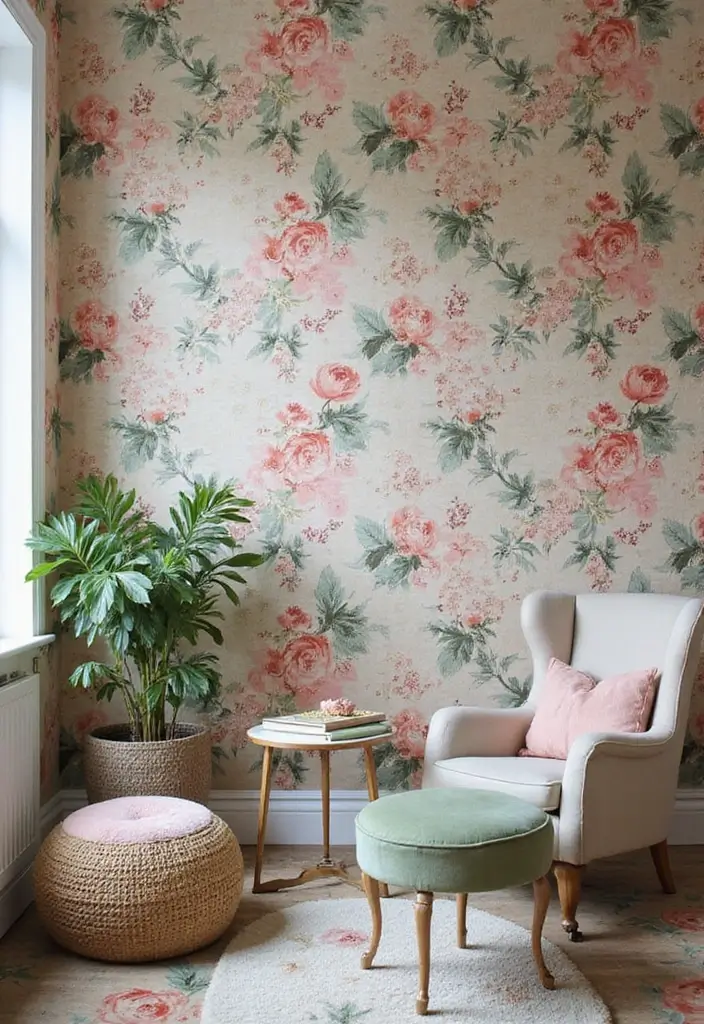 27+ Wall Design Ideas That Add Personality to Your Home - 10. Bold Wallpaper Patterns