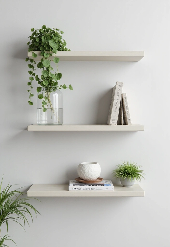 27+ Wall Shelf Ideas That Balance Beauty and Function - 1. Floating Shelf Nirvana