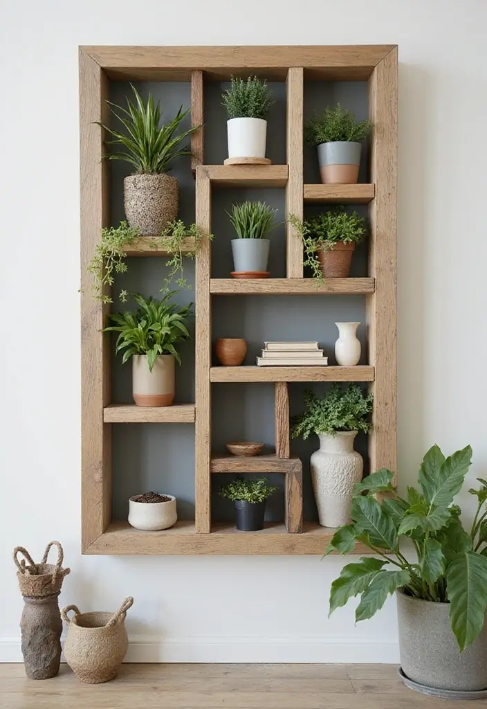 27+ Wall Shelf Ideas That Balance Beauty and Function - 14. Shadow Box Shelves