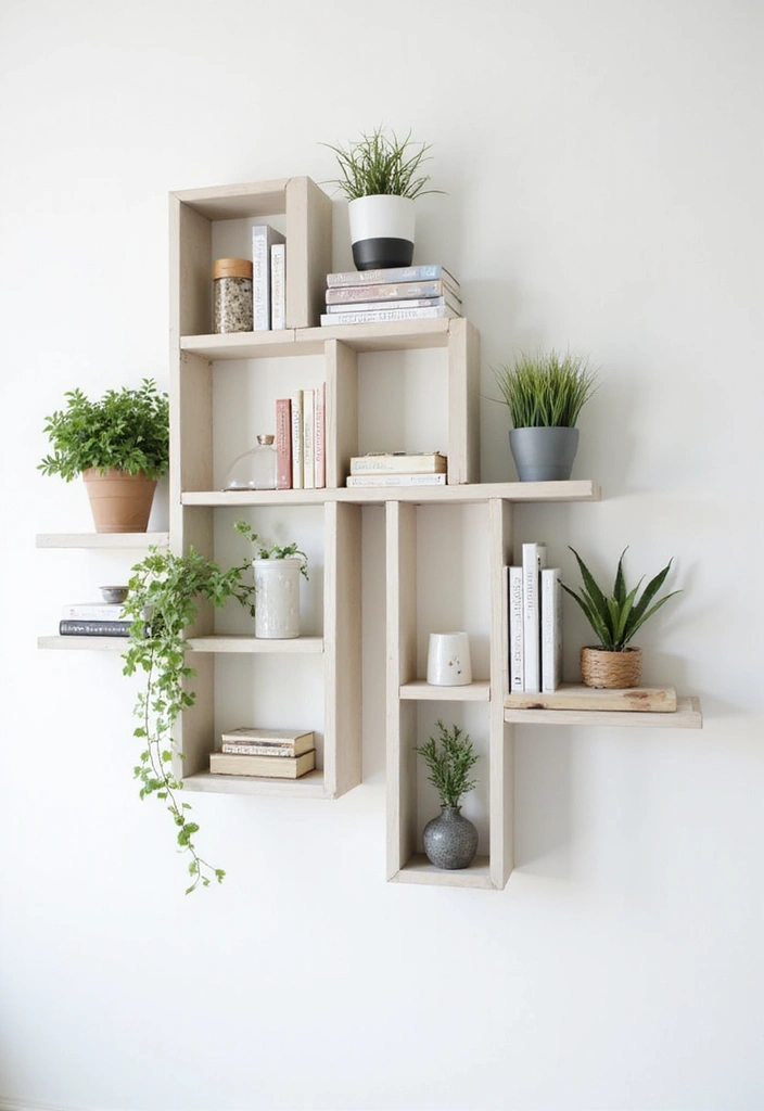 27+ Wall Shelf Ideas That Balance Beauty and Function - 5. Minimalist Box Shelves