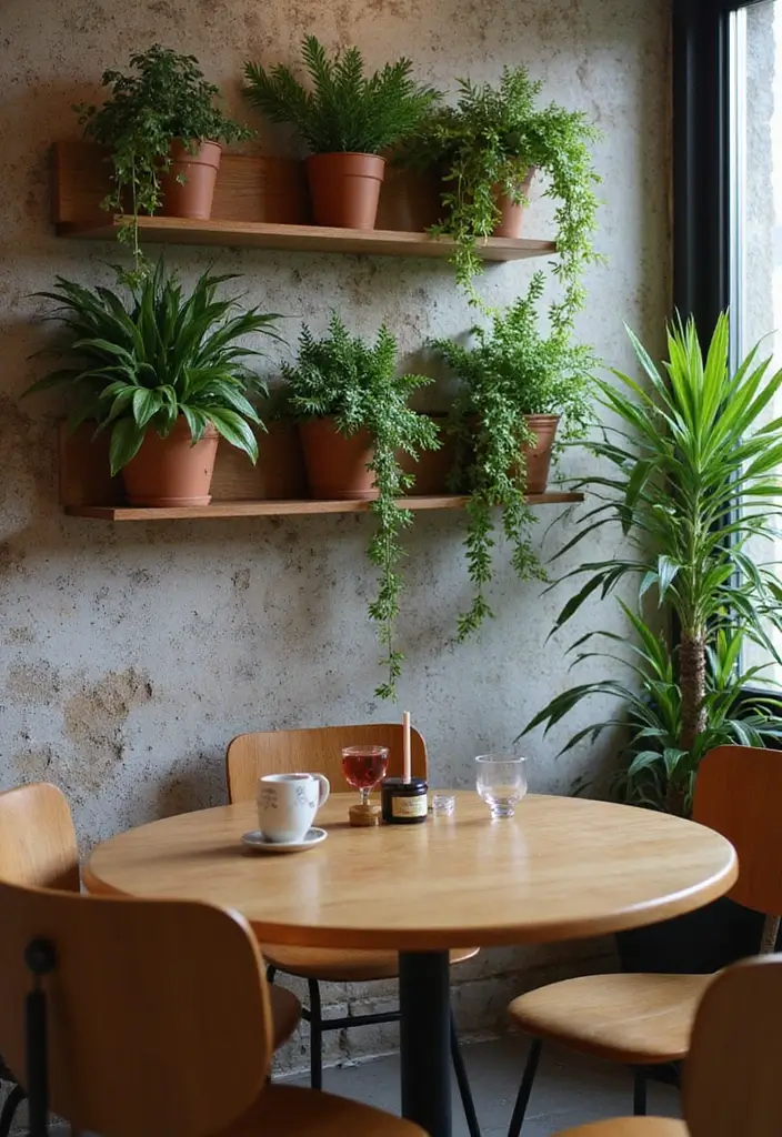 28+ Dining Room Wall Decor Ideas for Elegant Meals - 19. Wall Planters