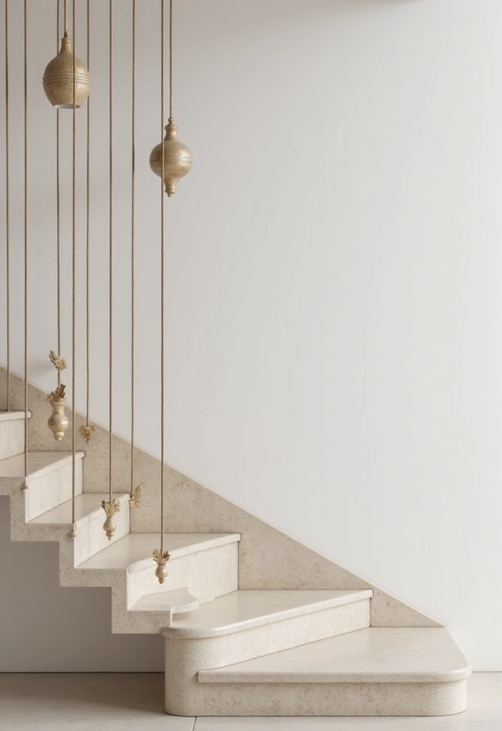 28+ Staircase Wall Designs That Make a Statement - 20. Minimalist Approach