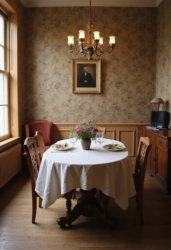 28+ Wall Covering Ideas That Redefine Interiors - 12. Vintage Wallpaper
