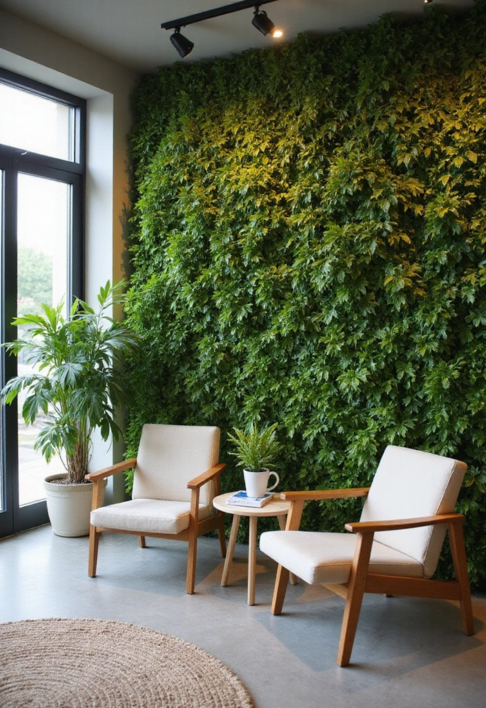 28+ Wall Covering Ideas That Redefine Interiors - 14. Living Plant Walls