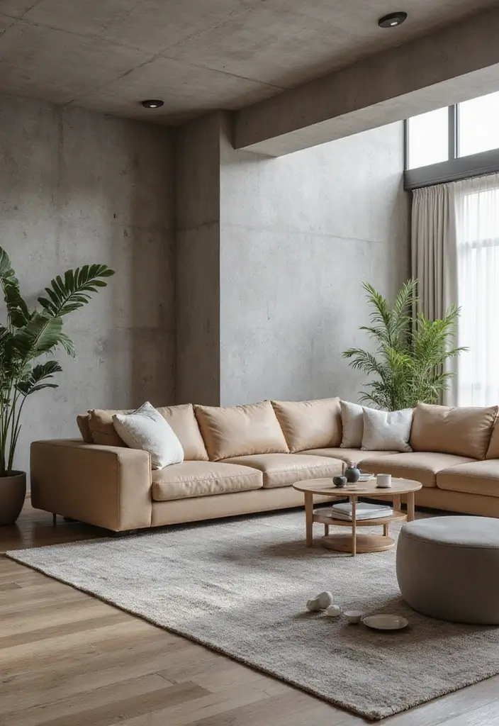 28+ Wall Covering Ideas That Redefine Interiors - 15. Eco-Friendly Concrete