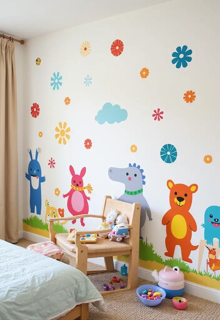 28+ Wall Covering Ideas That Redefine Interiors - 17. Vinyl Wall Decals
