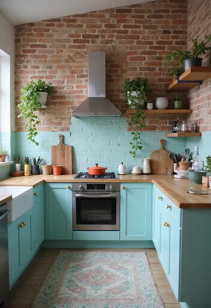 28+ Wall Covering Ideas That Redefine Interiors - 22. Painted Brick