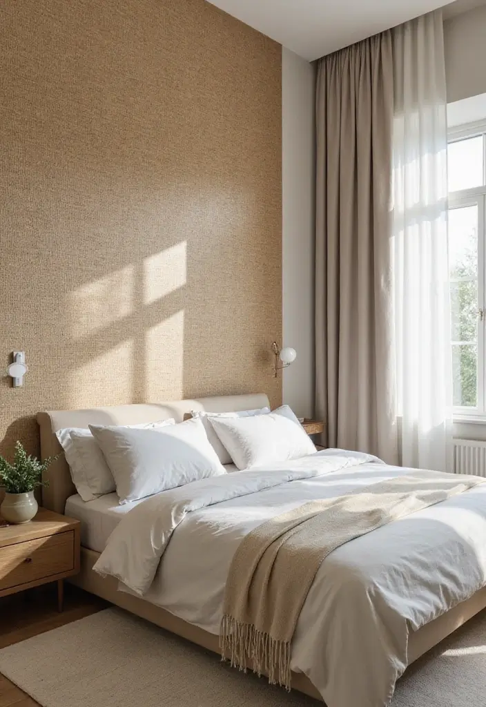 28+ Wall Covering Ideas That Redefine Interiors - 23. Natural Fiber Wall Coverings