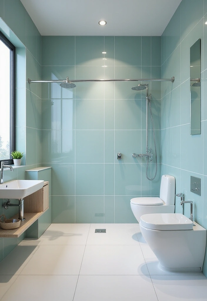28+ Wall Covering Ideas That Redefine Interiors - 24. Glass Wall Tiles