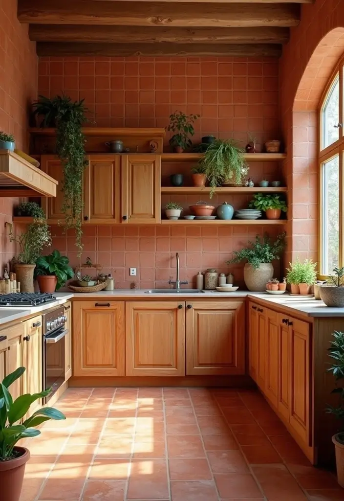 28+ Wall Covering Ideas That Redefine Interiors - 9. Terracotta Tiles